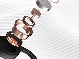 藍牙耳機渲染詳情頁