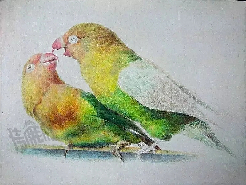 明显的明暗对比 ,就是通过互补色的运用.