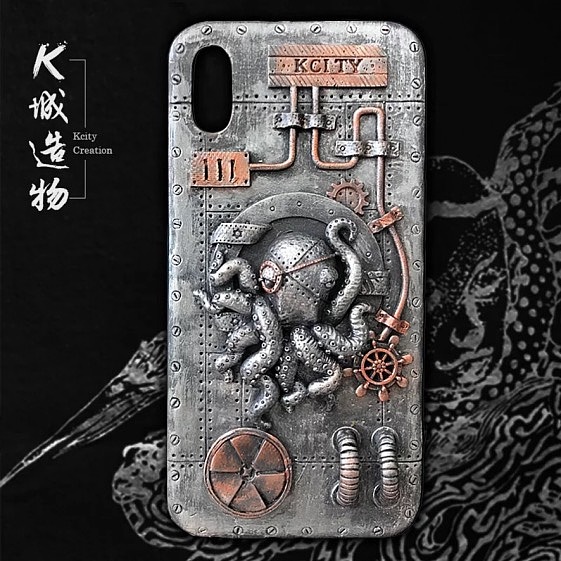 「k城造物」新款章鱼海盗手机壳