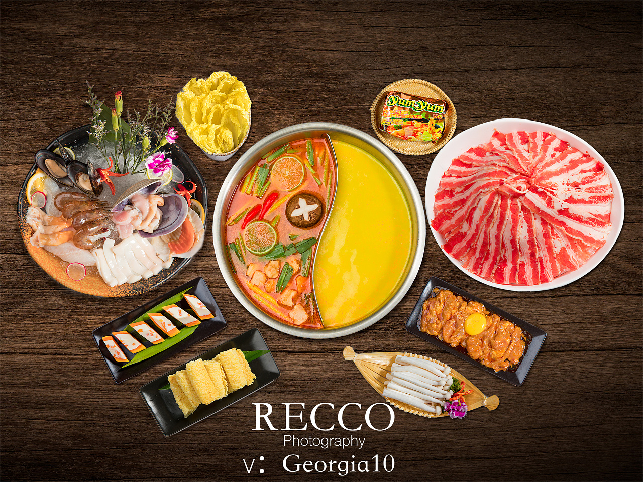 recco/泰式海鲜火锅拼盘套餐/苏州餐饮美食摄影