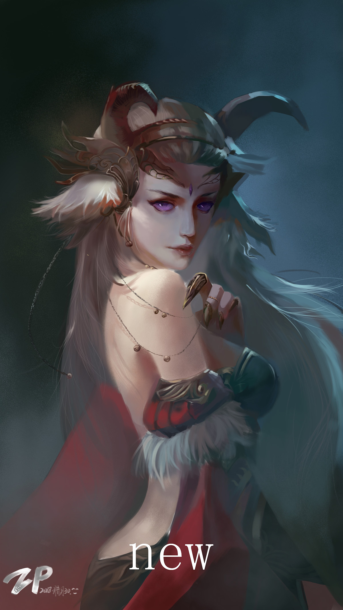 学习大师们的作品,从中学到了很多|插画|游戏原画|周二块 - 临摹作品