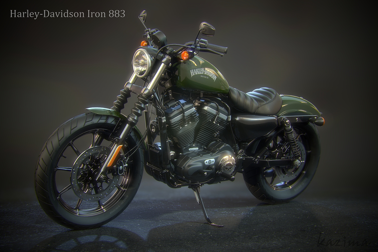 哈雷883硬汉 运动巡航摩托车harley-davidsoniron883cg