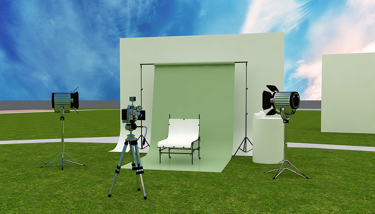 户外草坪活动第二届邻里节设计3D效果图（图ZMjMzNjQzNTY0） - 场景 - 站酷设计师3D设计师NG男原创素材 - 站酷ZCOOL