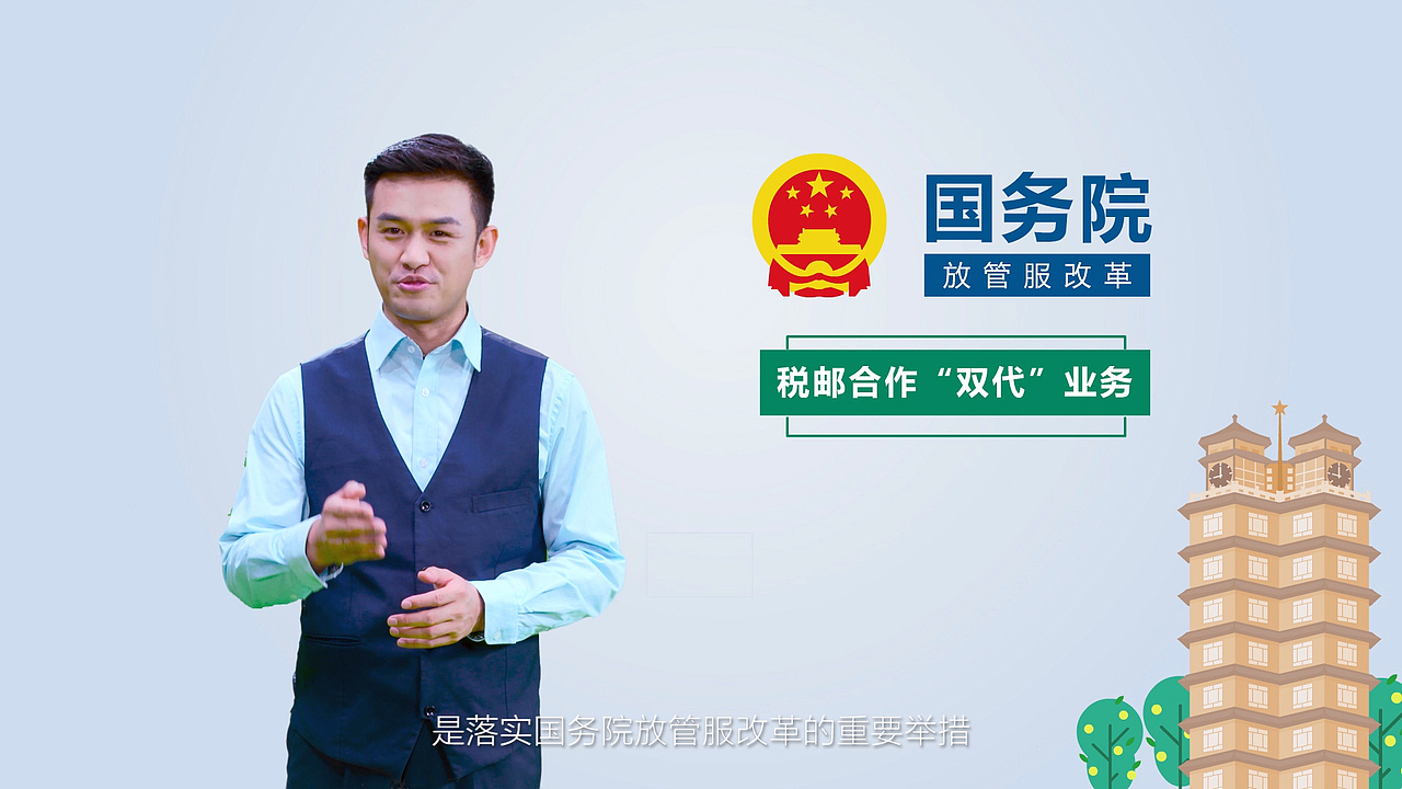 邮税实拍加动画制作