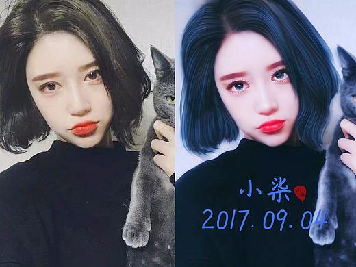 ps鼠绘女生头发详细教程