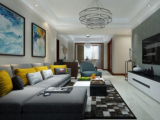 泰安万泰装饰|泰安长城一品130m²现代装修|宋洪超