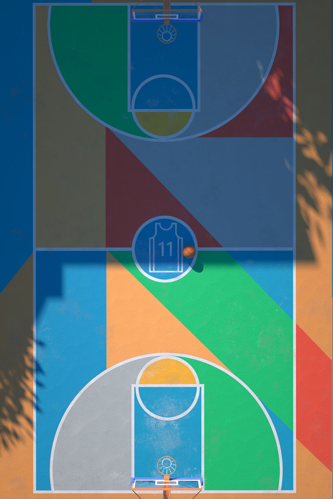 《七彩运动场》（图ZMjE1MTQ5Njk2） - 场景 - 站酷设计师憬匀原创素材 - 站酷ZCOOL