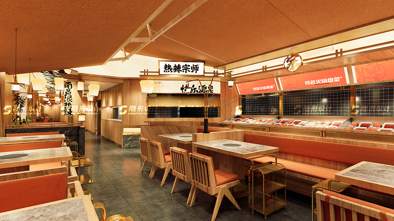 随形原创空间-热辣宗师赣州店（图ZMzcyNTc3NDk2） - 商业空间设计 - 站酷设计师随形空间设计原创素材 - 站酷ZCOOL