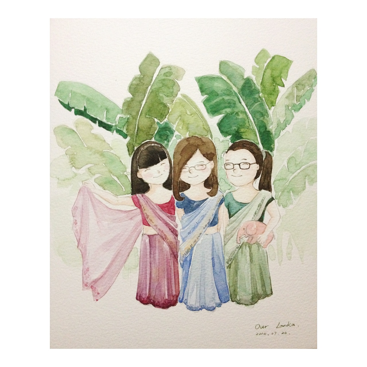 “我们仨”（图ZMTgyMTQ3Mjg=） - 创作习作 - 站酷设计师高小G原创素材 - 站酷ZCOOL