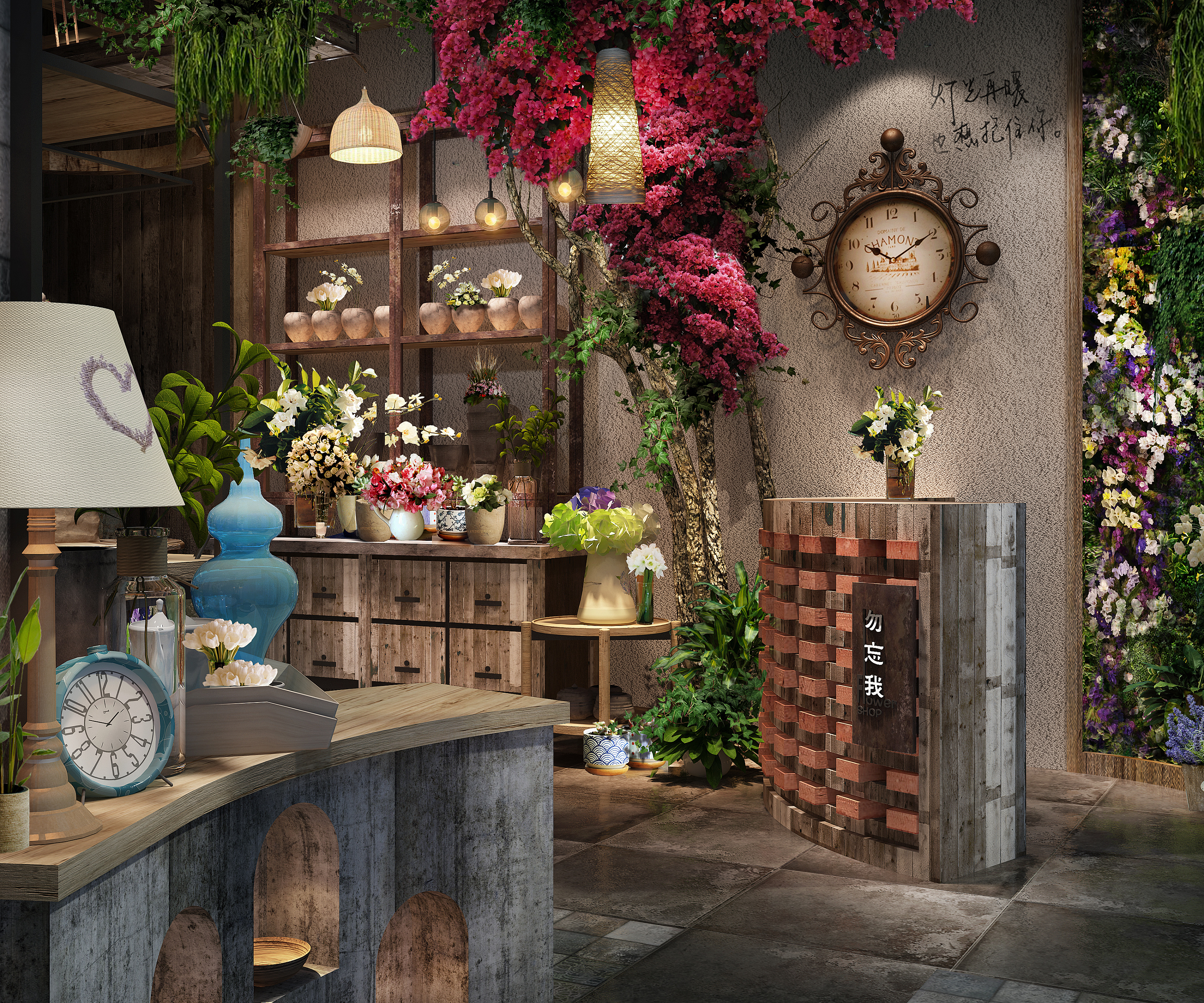 【非力】花艺体验中心/室内|空间|室内设计|非力一商业空间 - 原创