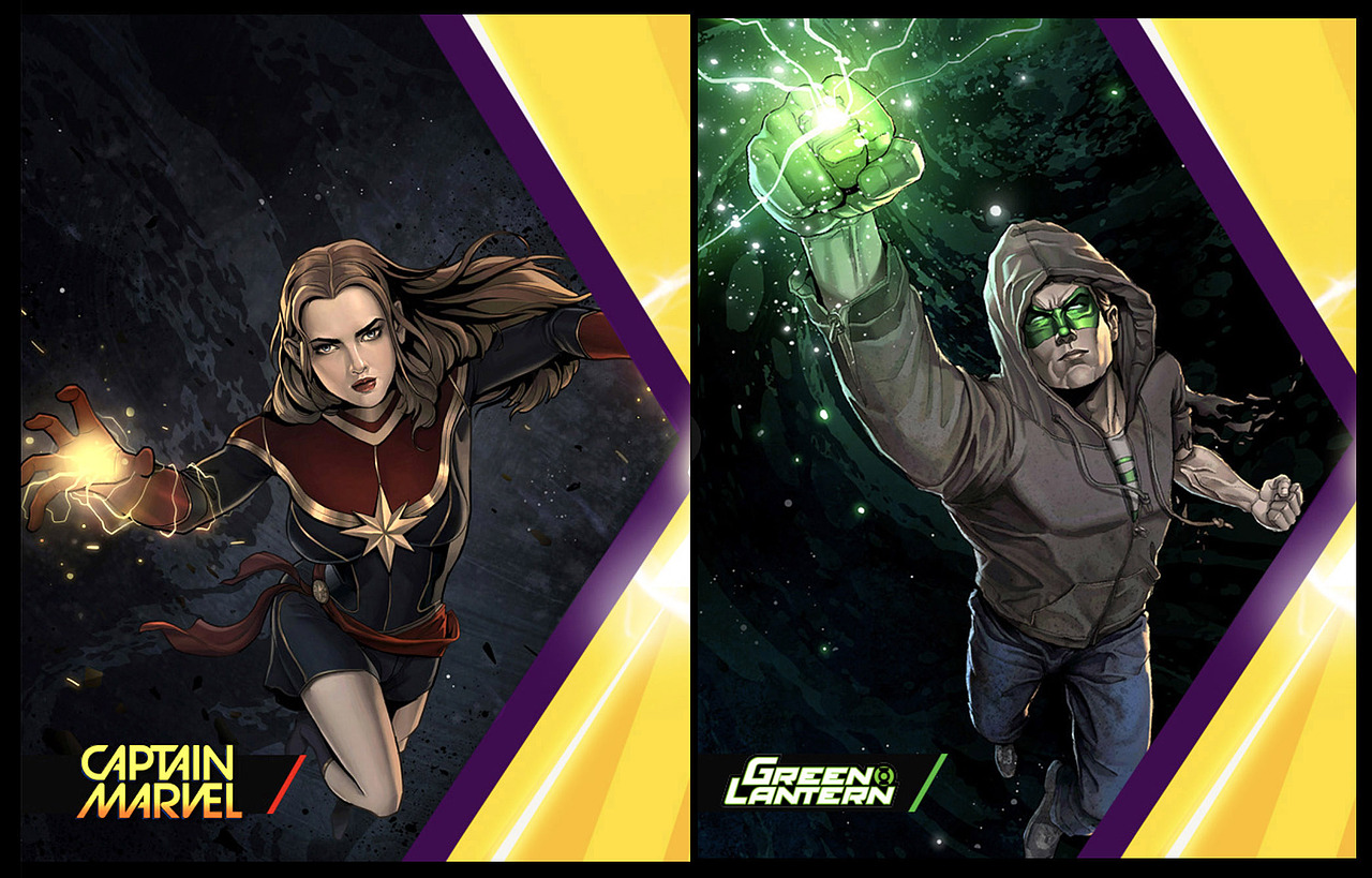 MARVEL & DC（图ZMTE5NTIzODEy） - 单幅漫画 - 站酷设计师白先森原创素材 - 站酷ZCOOL