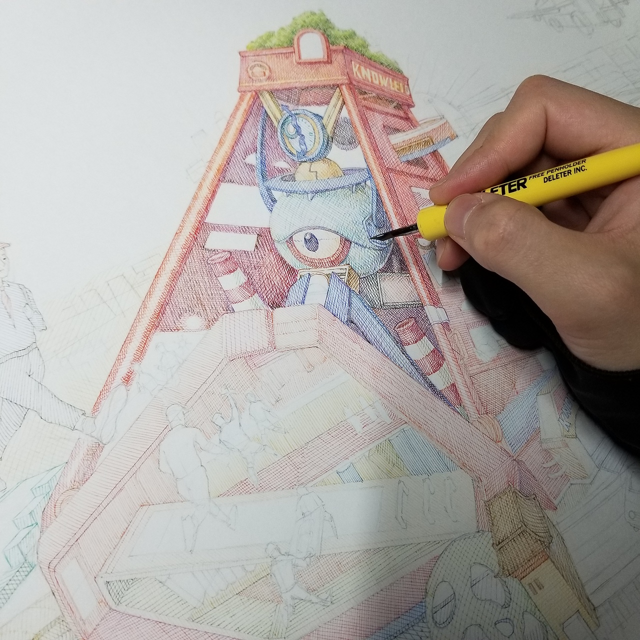 RE:重新装载“海市计划”杨浦滨江复兴插画形象设计