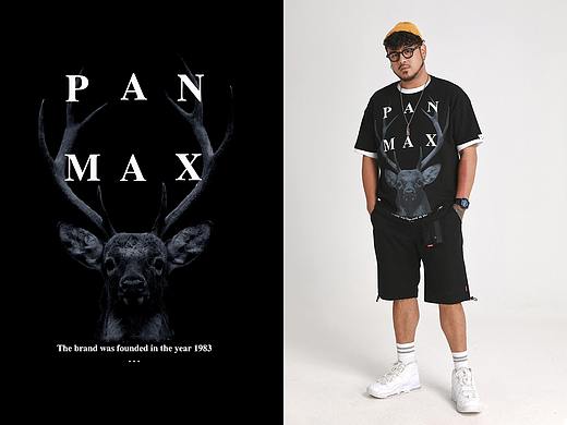 电商潮牌PANMAXT恤图案设计