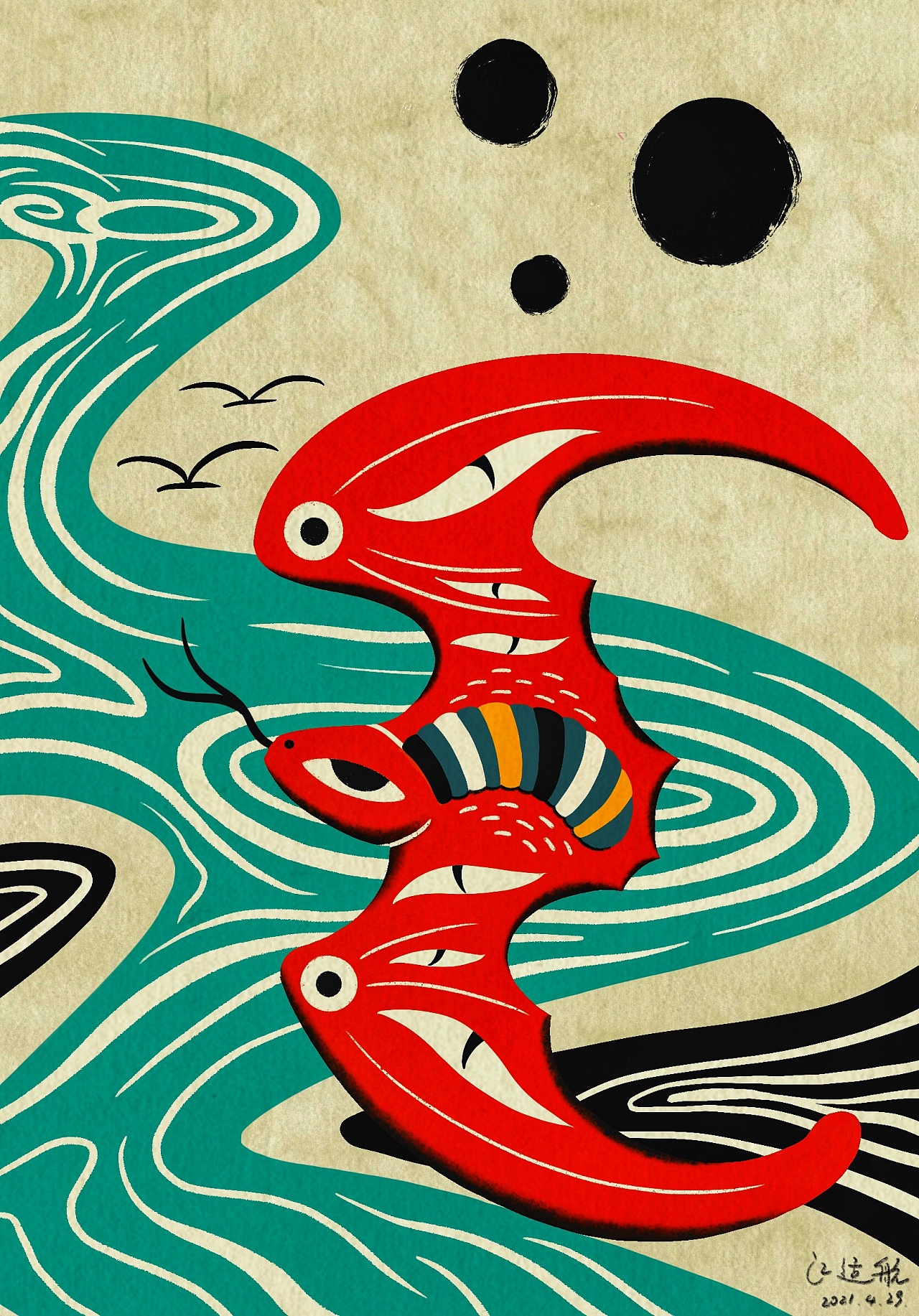 蝙蝠|插画|艺术插画|公园撞树 - 原创作品 - 站酷 (zcool)