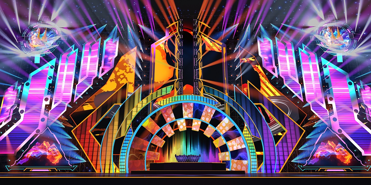 音乐节舞美|空间|舞台美术|么奈 - 原创作品 - 站酷 (zcool)