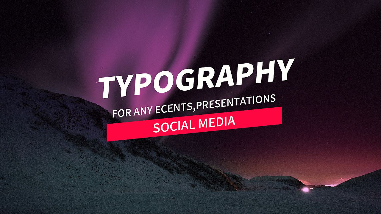 欧美风文字排版