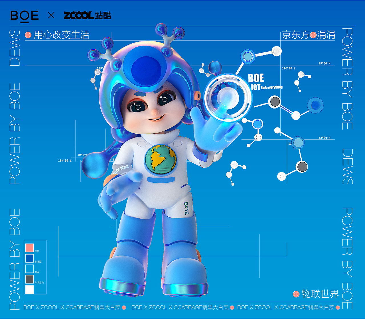 BOE京东方IP形象设计