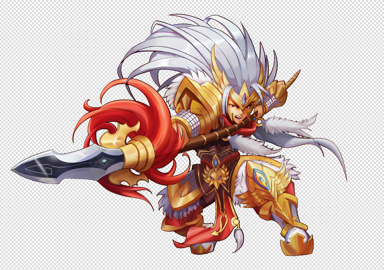 三国武将|插画|游戏原画|逆鳞美术 - 原创作品 - 站酷 (zcool)