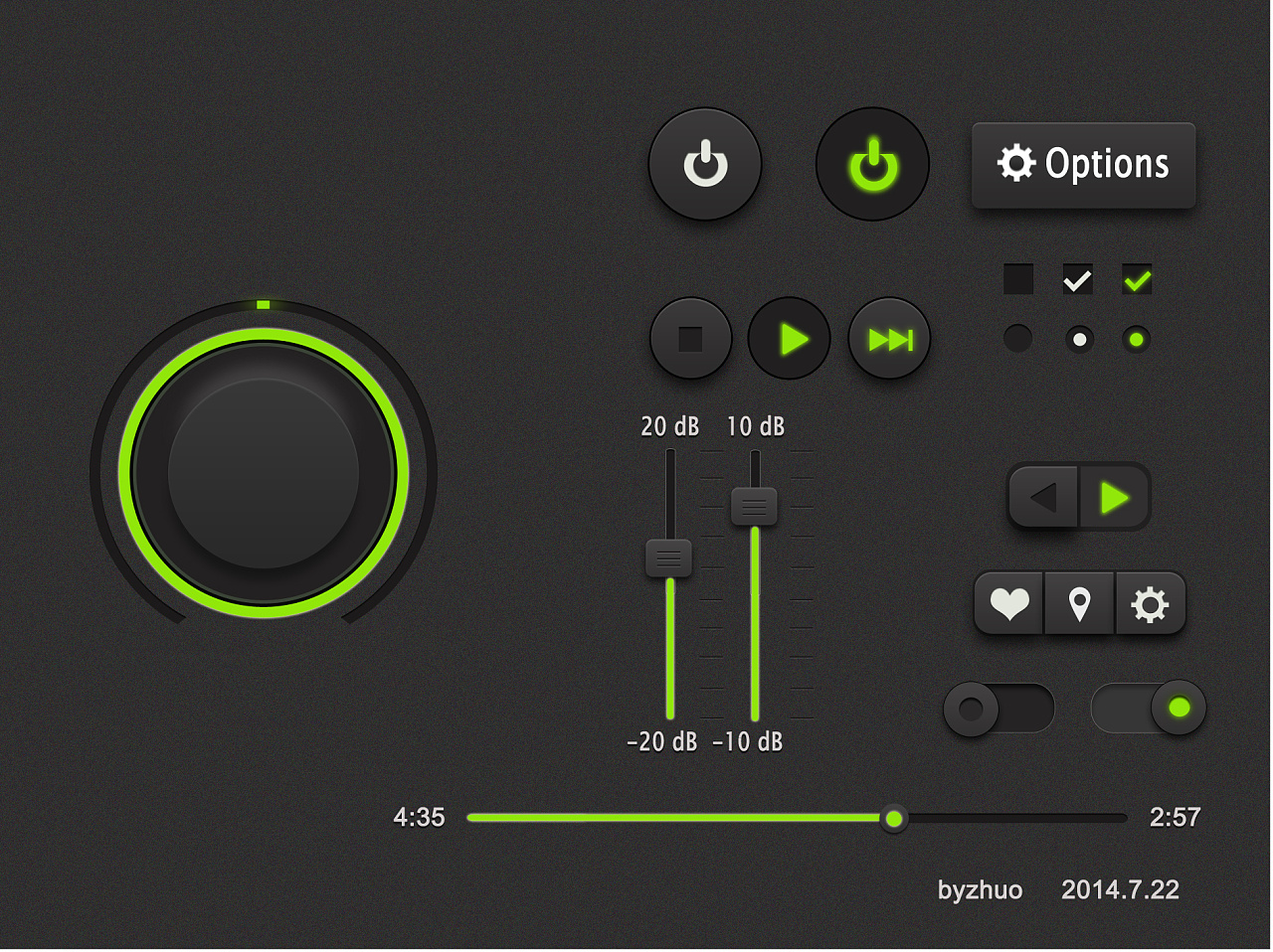 播放器临摹|ui|软件界面|babyangel77 - 原创作品 - 站酷 (zcool)