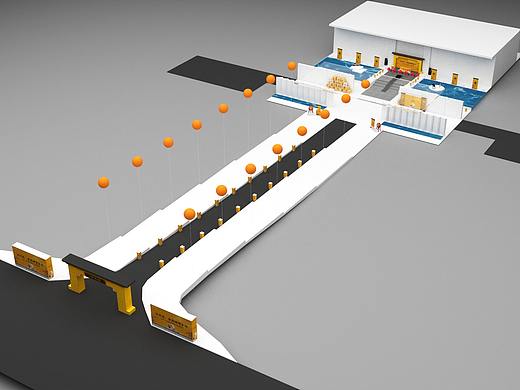中国风营销中心开放简约效果图照片