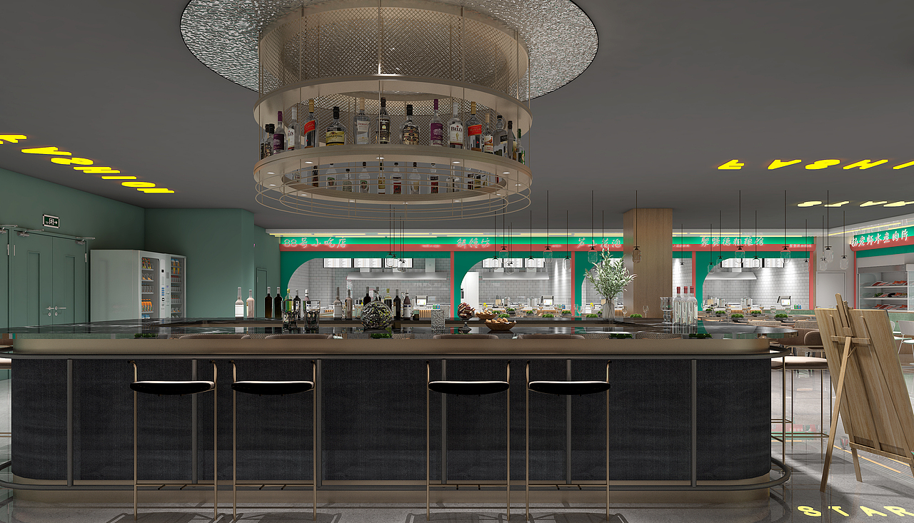 美都汇项目效果图展示（图ZMjg5MjQ0NjIw） - 酒店餐饮设计 - 站酷设计师Adavisu原创素材 - 站酷ZCOOL