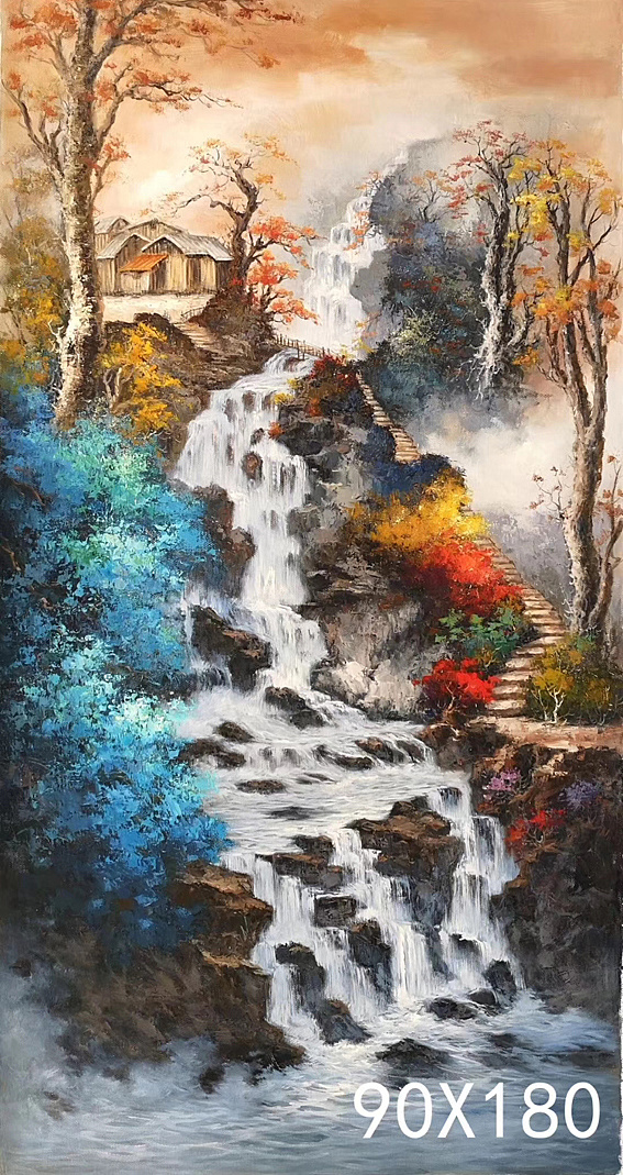 精品山水风景油画