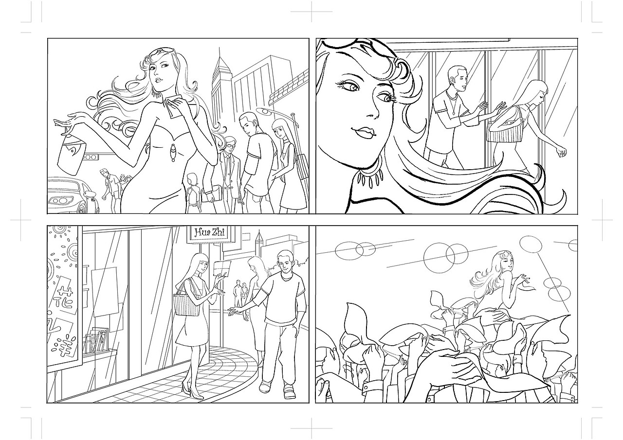 tvc脚本部分分镜|插画|商业插画|杨越绘画_原创作品-站酷zcool