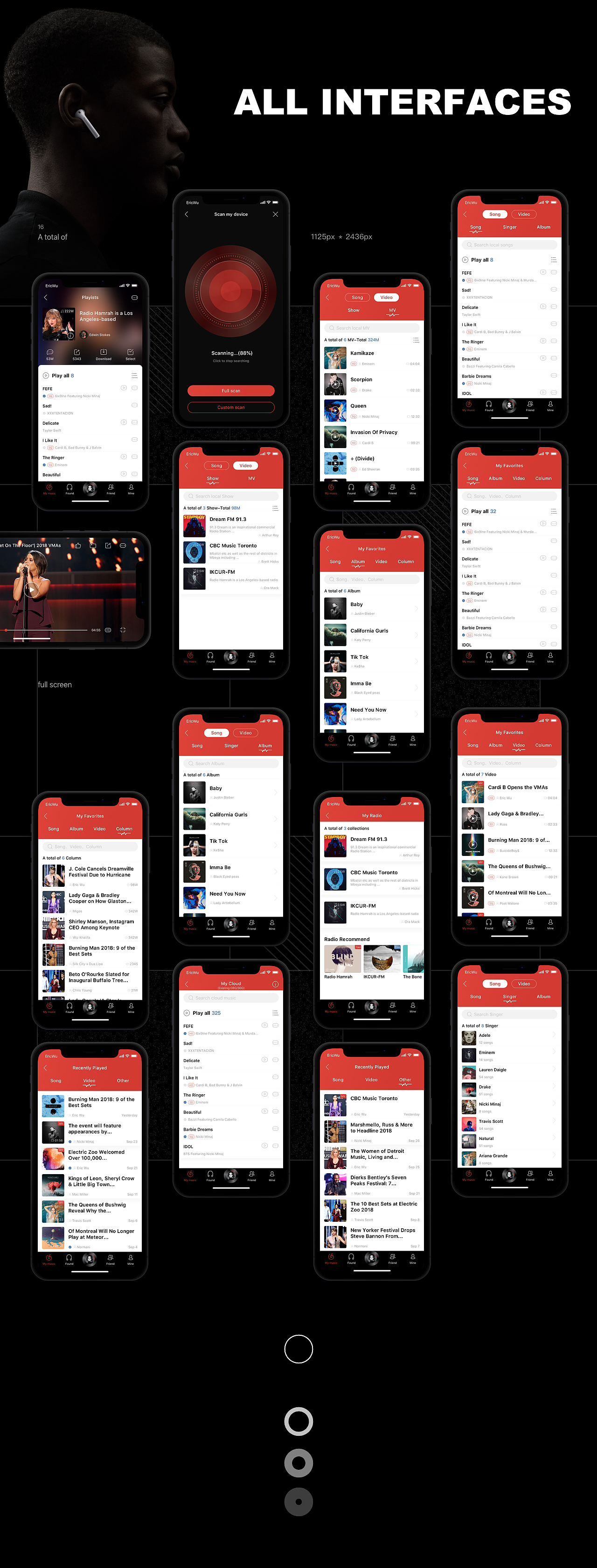 网易云音乐国际版-多端界面Redesign（图ZMTMxNzgyMTY4） - APP界面 - 站酷设计师佐木扉页原创素材 - 站酷ZCOOL