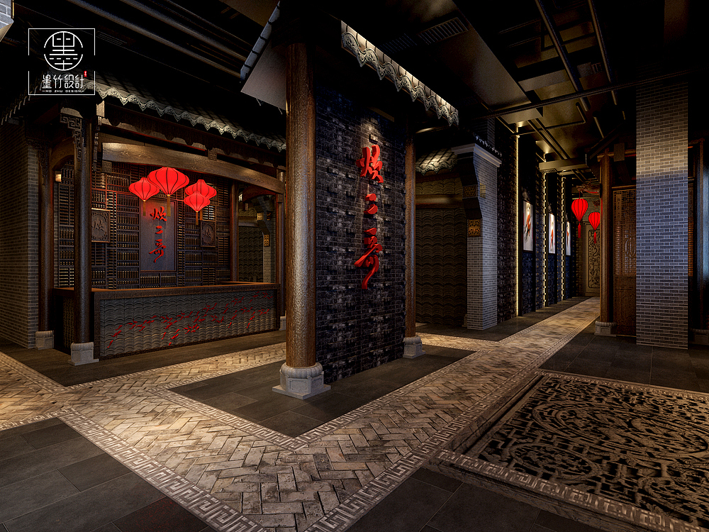 炊二哥火锅店设计(黄岛店) | 成都火锅店设计公司