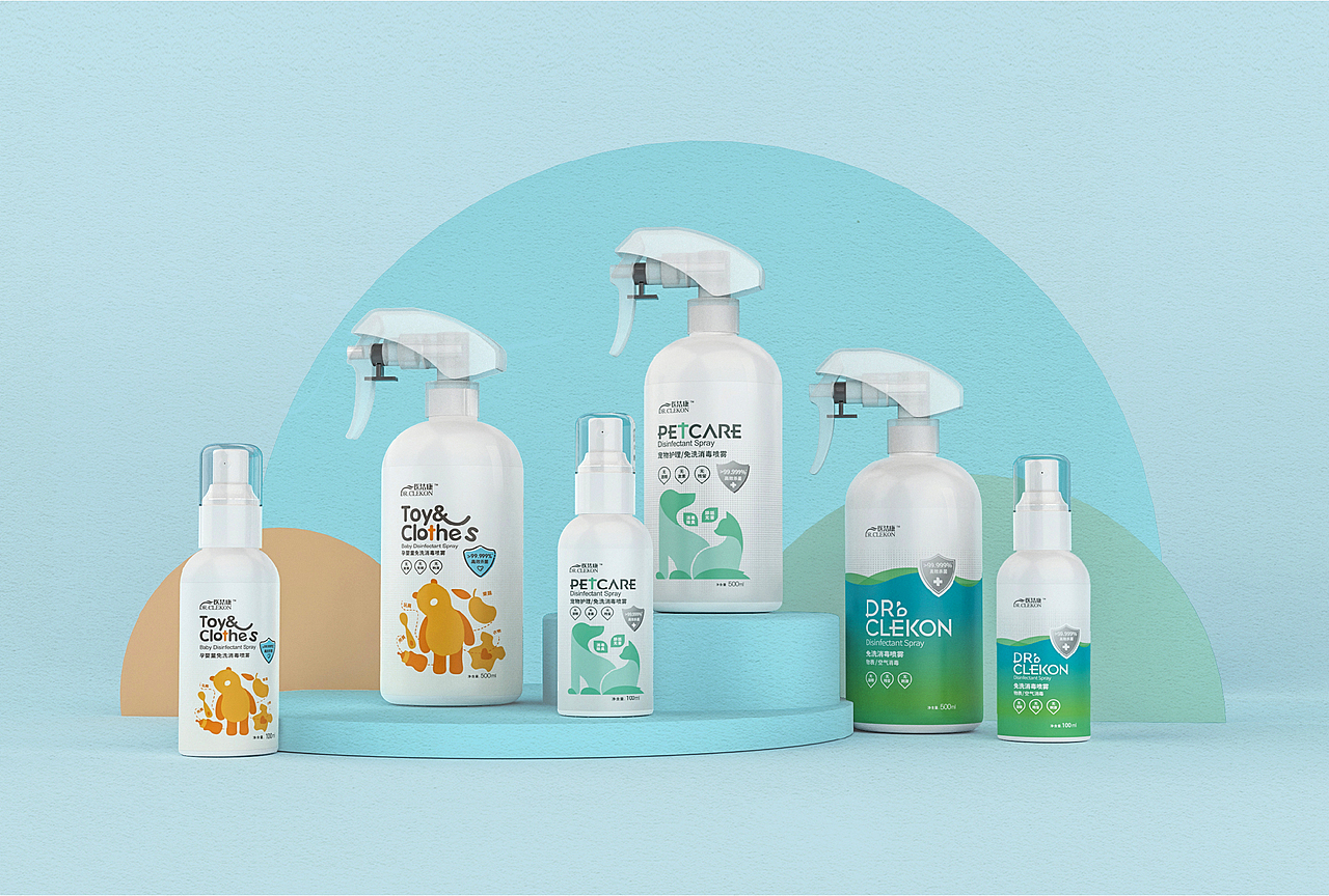 Dr.Clekon 消毒喷雾包装设计（图ZMjU2OTQ3OTgw） - 包装 - 站酷设计师励和设计原创素材 - 站酷ZCOOL
