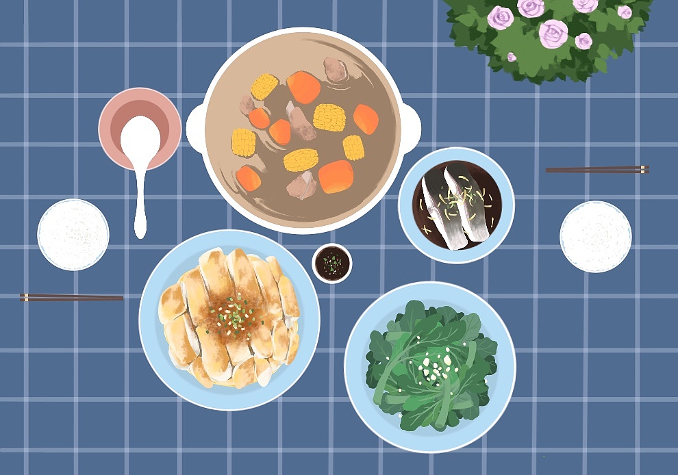 家的味道|插画|创作习作|小棍 - 原创作品 - 站酷 (zcool)