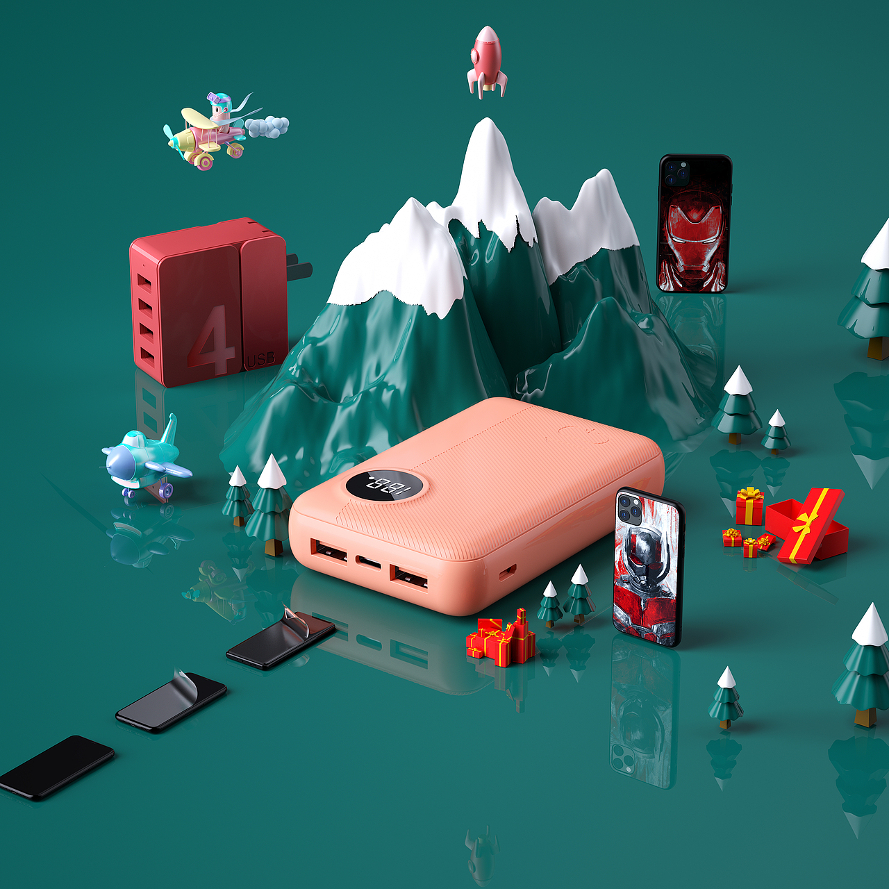 近期的一些产品渲染（图ZMTkwMzkxNDg4） - 电子产品 - 站酷设计师Rusqian越千原创素材 - 站酷ZCOOL