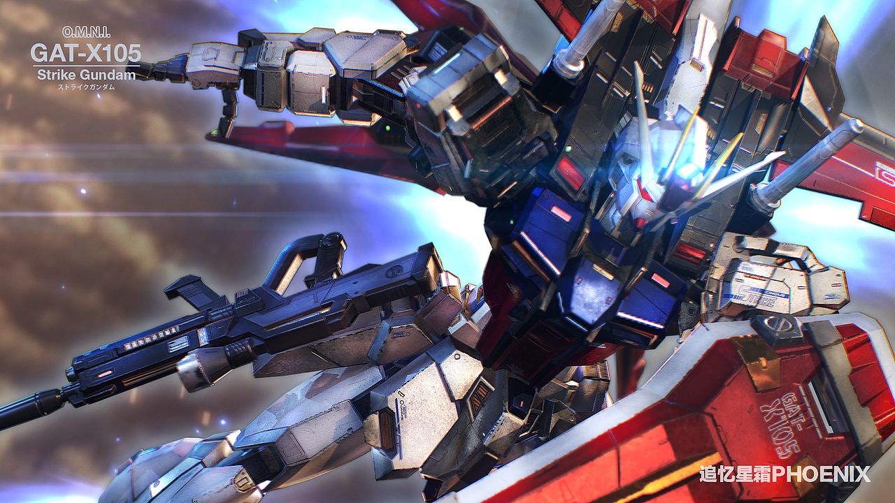 pbr流程完全重制强袭高达空装翔翼型