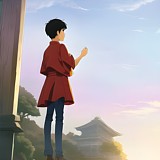 翻相册的头像