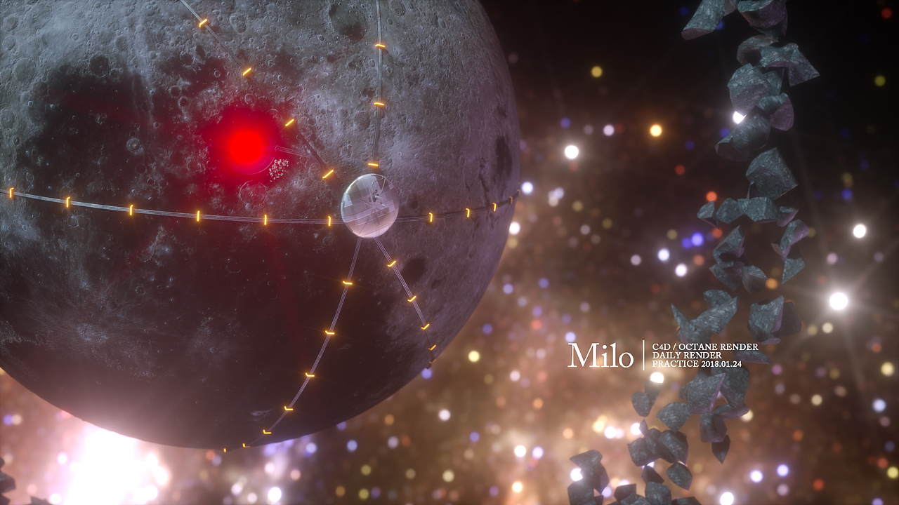 CG小场景 外星基地