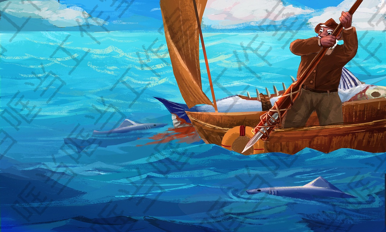 工作室绘本作品3 《老人与海》