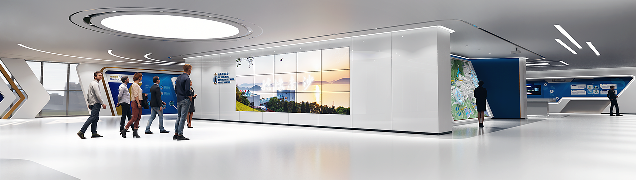 展厅设计/香港科技大学霍英东研究院展厅