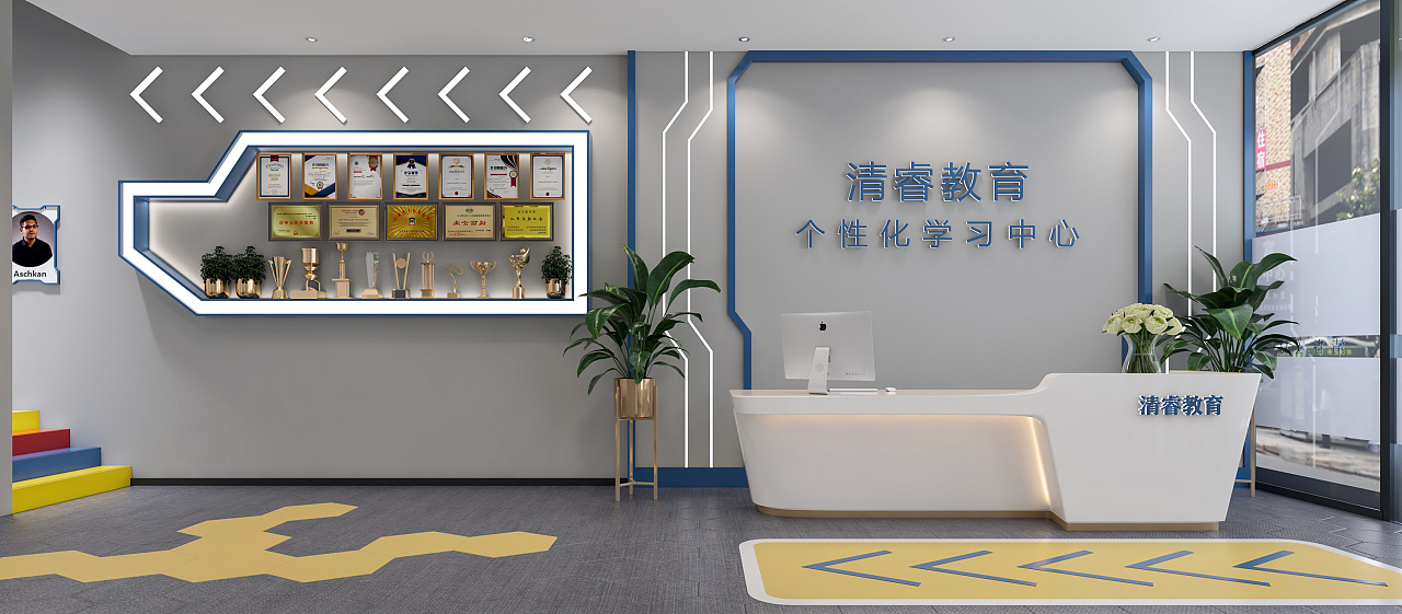 教育机构效果图|空间|其他空间|凌菲1992 - 原创作品 - 站酷 (zcool)