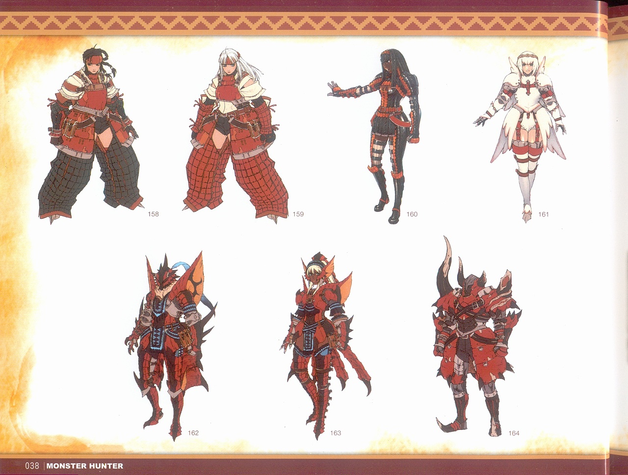 怪物獵人 人物設(shè)計(jì)（圖ZMTkyNDk1NTcy） - 游戲原畫 - 站酷設(shè)計(jì)師御貓神原創(chuàng)素材 - 站酷ZCOOL