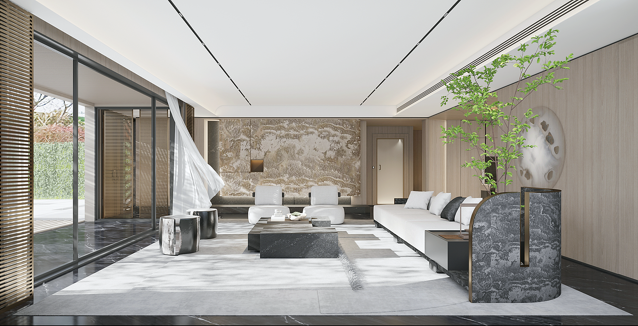 客厅表现（图ZMzA4MDA5NTA0） - 建筑设计 - 站酷设计师设计师lwg原创素材 - 站酷ZCOOL