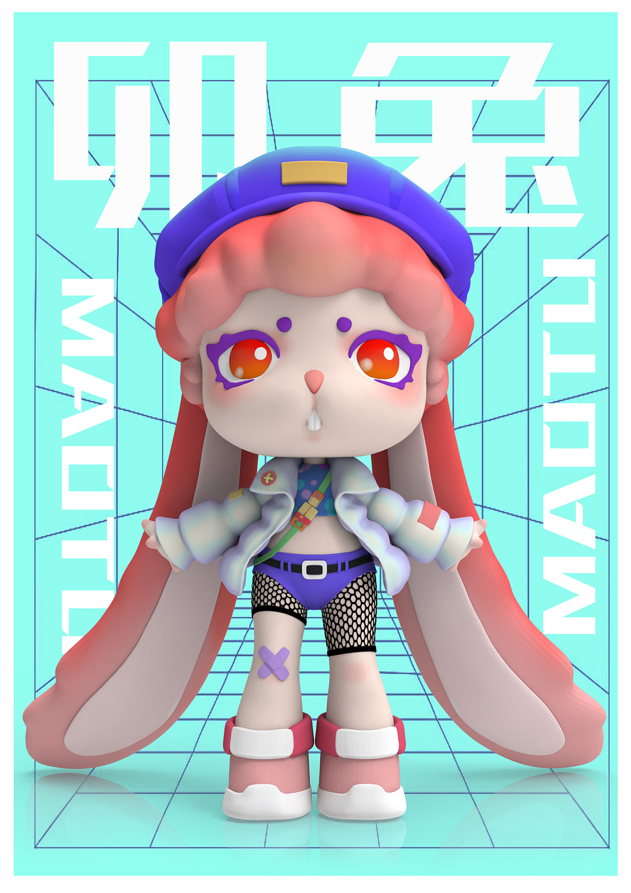 BUNNY TU（卯兔）（图ZMzI2MTY0MDIw） - 其他三维 - 站酷设计师山也拾墨原创素材 - 站酷ZCOOL