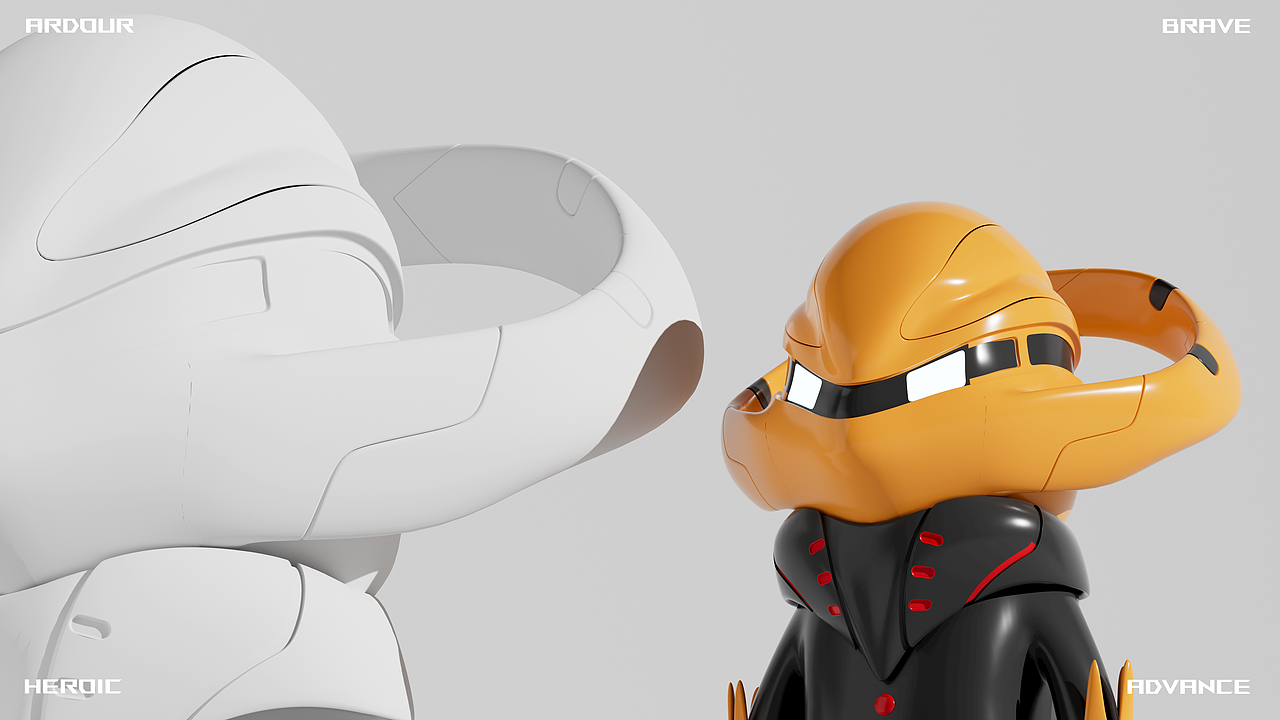 手办公仔设计+建模+渲染（图ZMzQyOTcxMTQ4） - 玩具 - 站酷设计师ZHONGDC原创素材 - 站酷ZCOOL