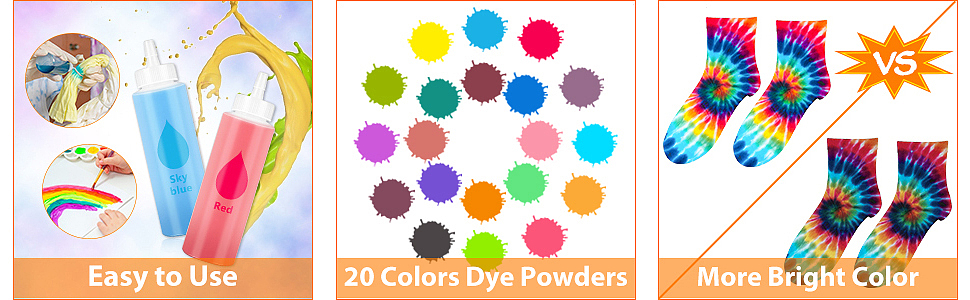 亚马逊A+ - 24色衣服染料