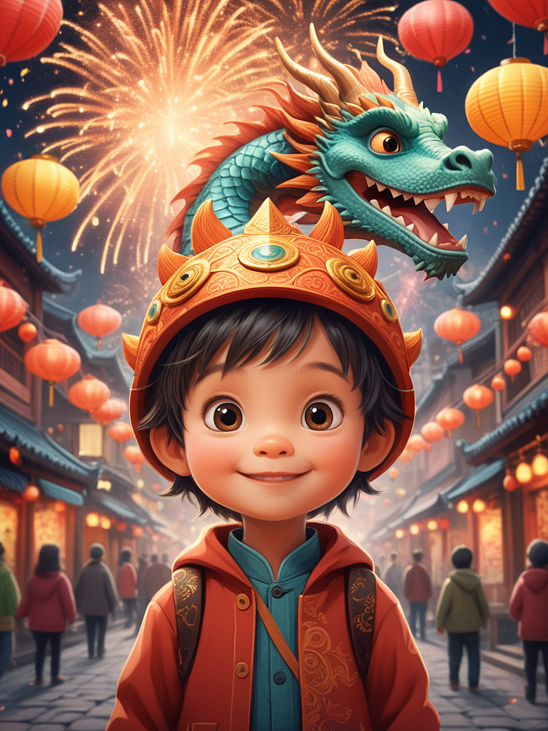 龙年AI风格探索（图ZMzU4NTU1MTQ0） - AI作品 - 站酷设计师思华年原创素材 - 站酷ZCOOL