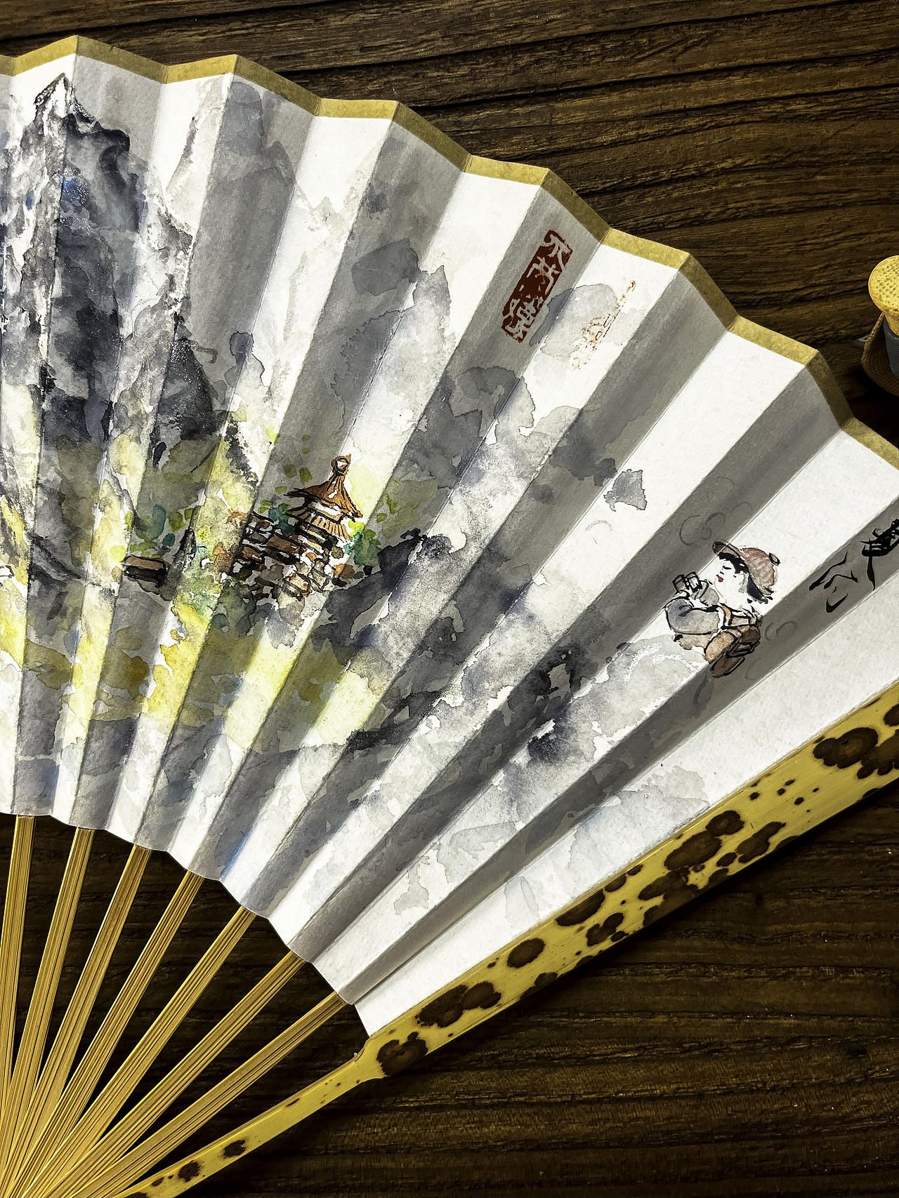 一把小扇（图ZMzcxMDU2MDA0） - 绘画 - 站酷设计师甲辰小夏原创素材 - 站酷ZCOOL