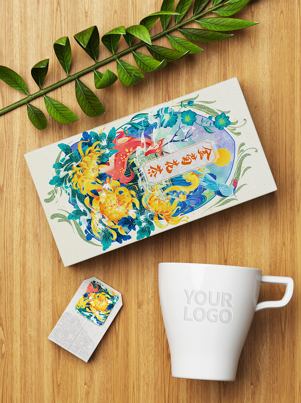 国风——花茶插图系列（图ZMjk4NDAwODY4） - 创作习作 - 站酷设计师一只画画的熊原创素材 - 站酷ZCOOL