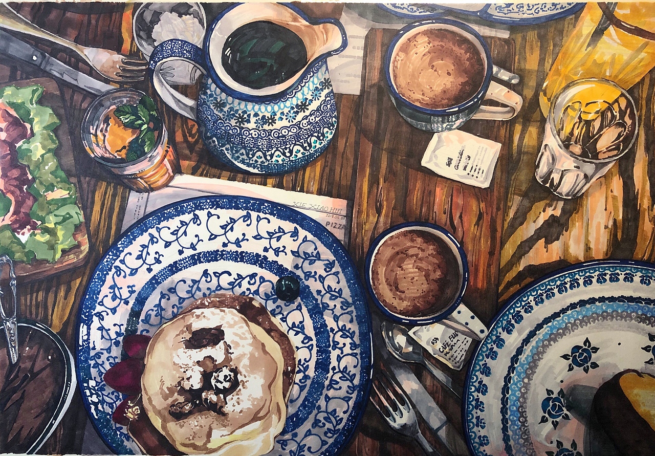 某个下午茶时间（图ZMTYxMzUzNzg4） - 创作习作 - 站酷设计师筱小晓_CHERYL原创素材 - 站酷ZCOOL