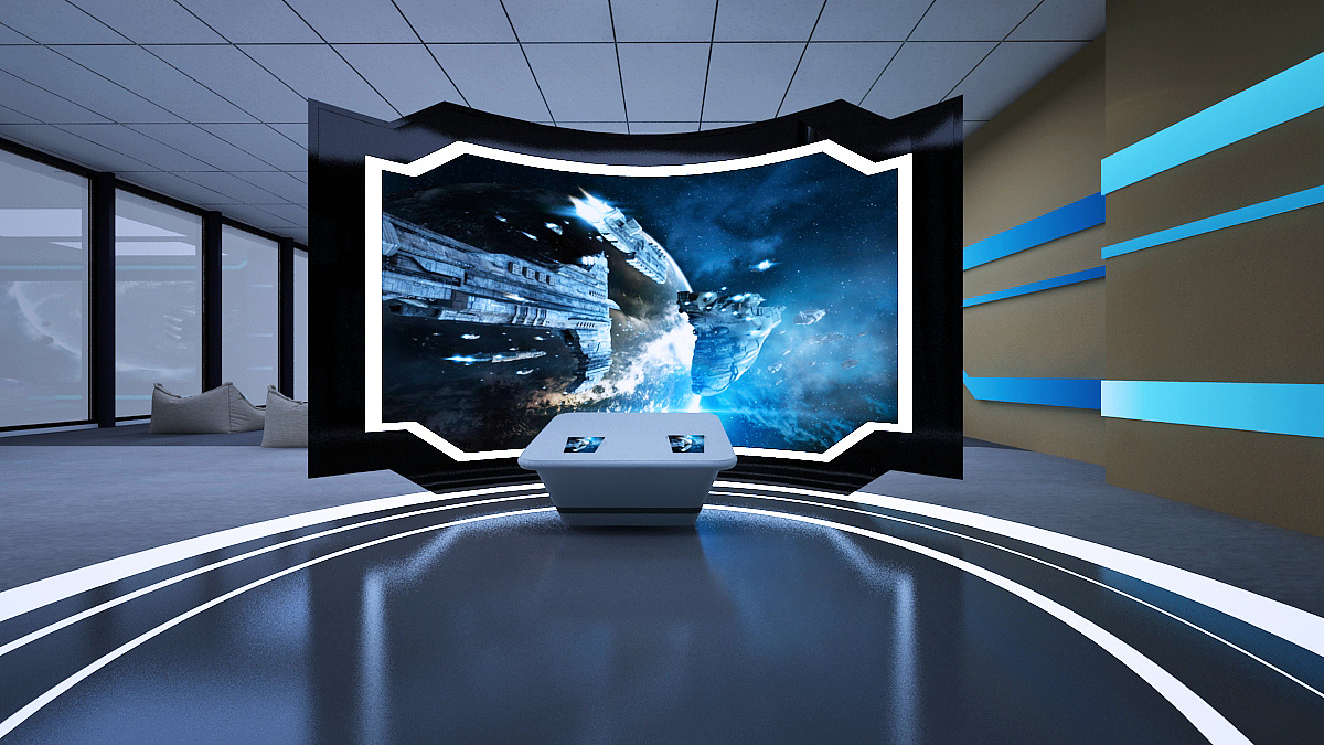 vr休闲办公室设计效果图|三维|场景|3d设计师ng男 - 原创作品 - 站酷