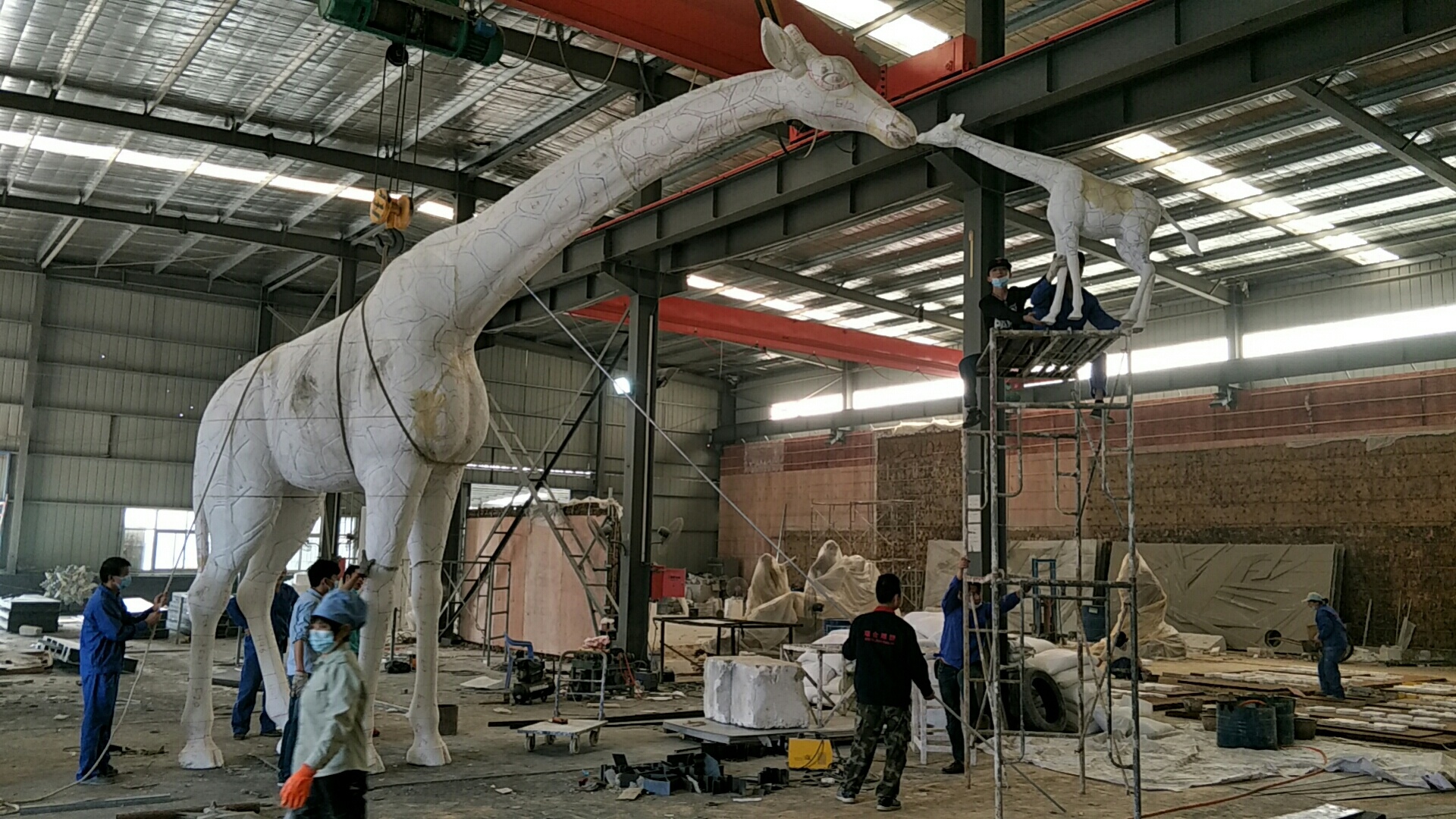 【德森瑞合雕塑制作有限公司】〔办公室〕〔厂房展示