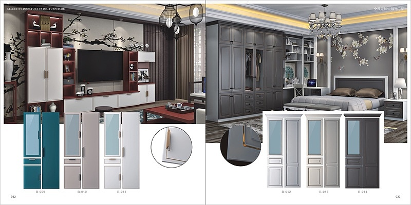 南京轻奢新中式家具图册设计印刷 板式衣柜画册制作